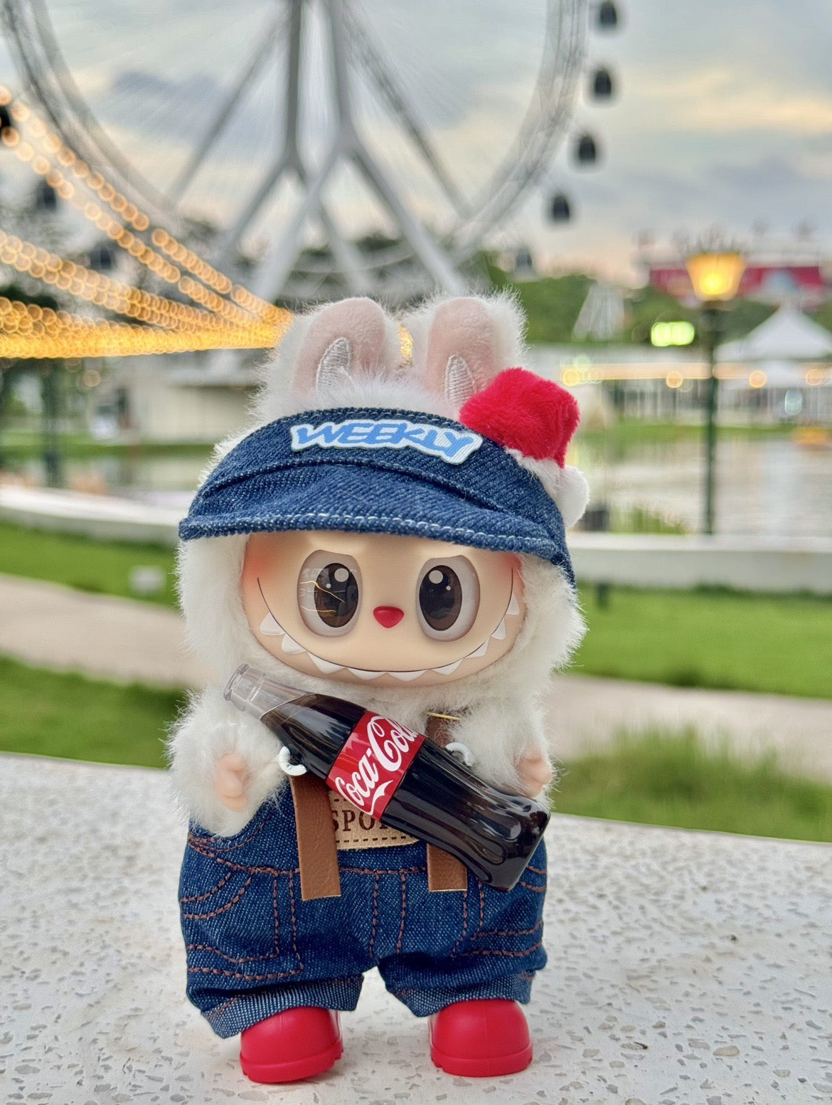 🧸Labubu Coca-Cola Adventure Outfit – 4-Piece Set (Doll Not Included)