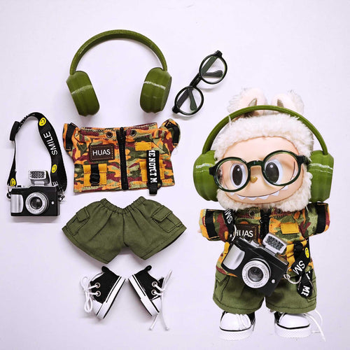 🎒 La-bubu Urban Explorer Outfit – 6-Piece Set